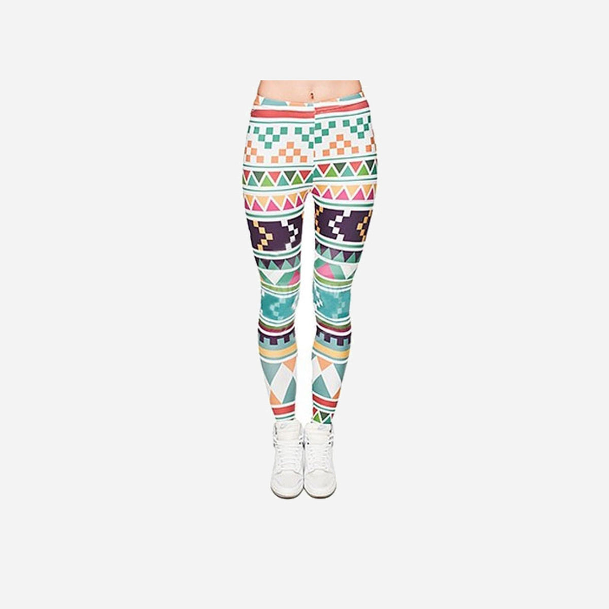 Pantalon legging patchwork
