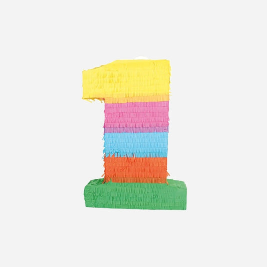 Pinata chiffre "1" 50 cm