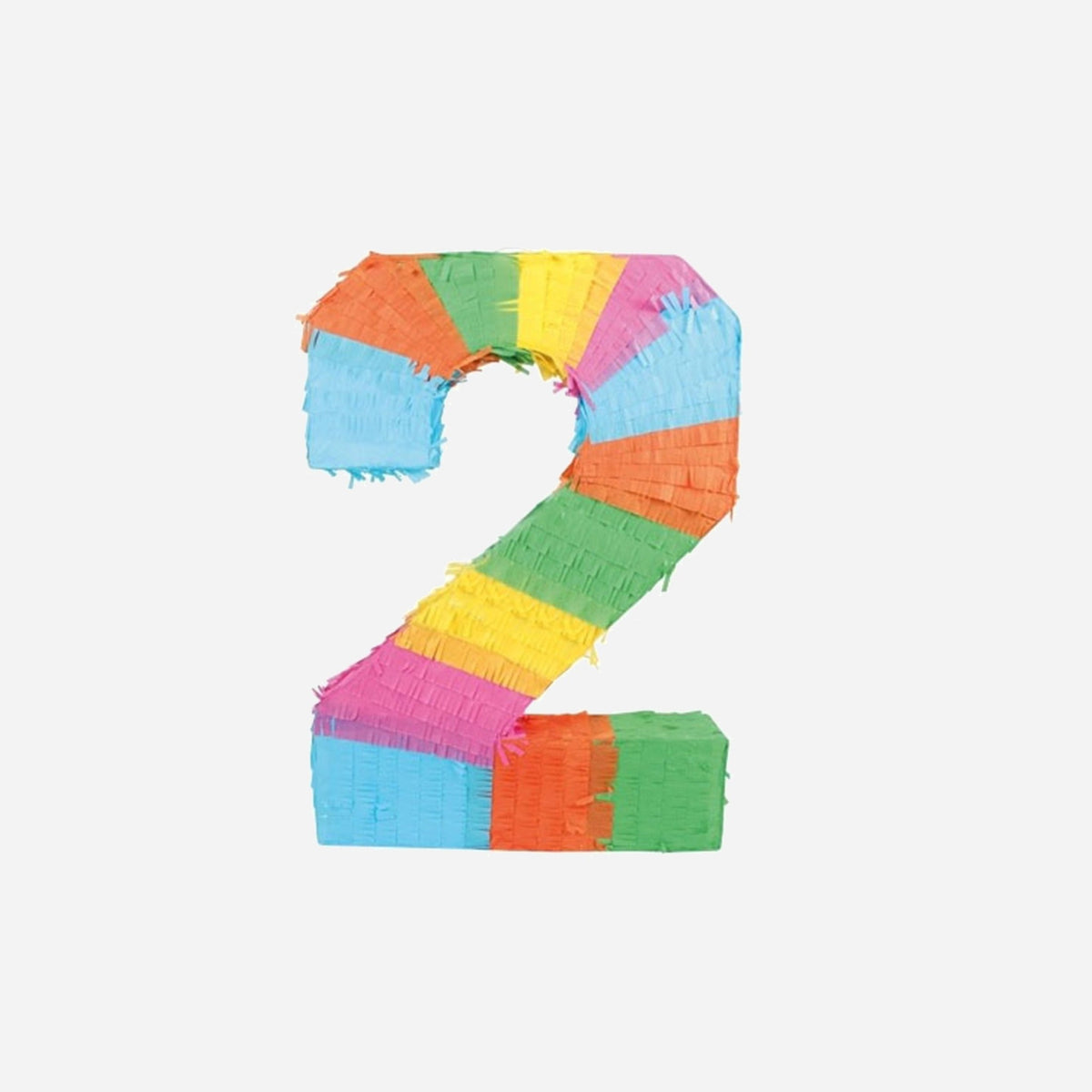 Pinata chiffre "2" 50 cm