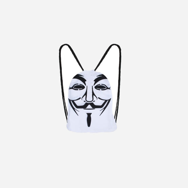 Sac à dos anonyme blanc 42 × 32 cm