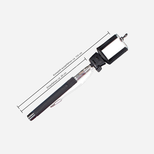 Selfie stick télescopique 1m10 avec liaison Jack