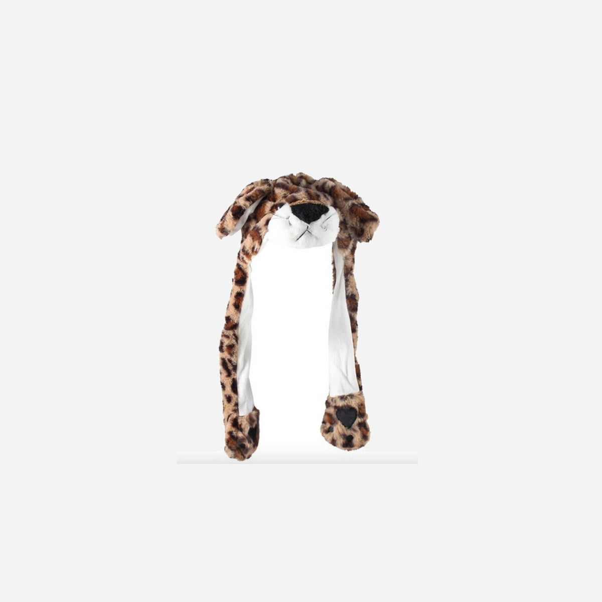 Bonnet "oreilles qui bougent" Léopard