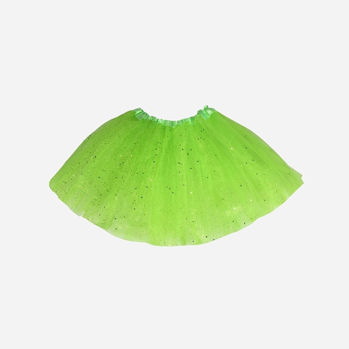 Jupe en tulle tutu vert clair à paillettes enfant 46 cm