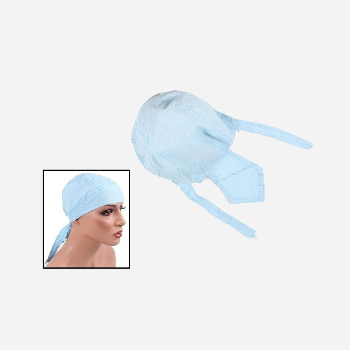 Zandana uni bleu clair