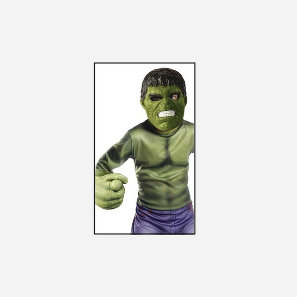 Kit accessoires masque + gants Hulkâ¢ enfant 3 pièces