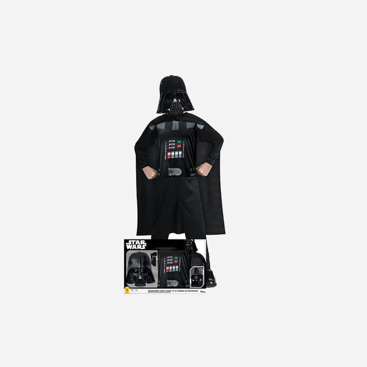 Panoplie déguisement Dark Vador™+ kit voix enfant Taille L
