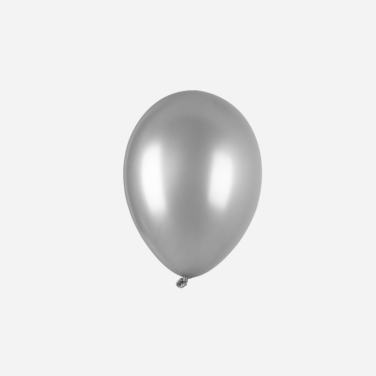 Lot de 15 ballons latex métallisés argent 26 cm