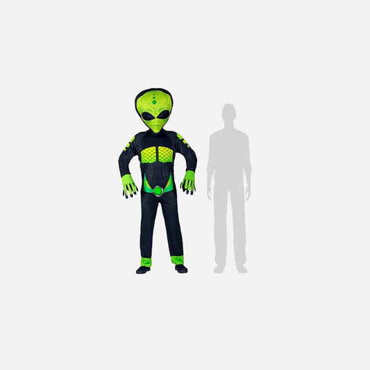 Déguisement alien avec tête géante adulte Taille s-m