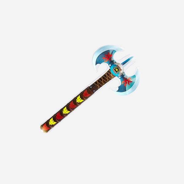 Double hache gonflable avec motifs 70 cm