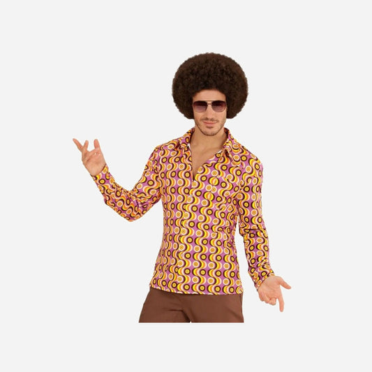 Chemise homme groovy années 70