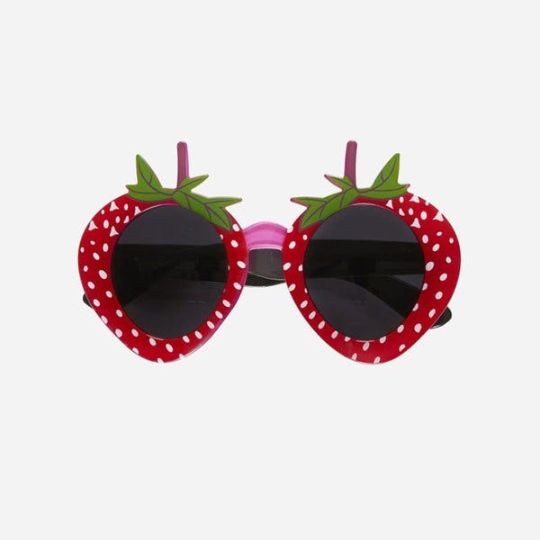 Lunettes gag fraise