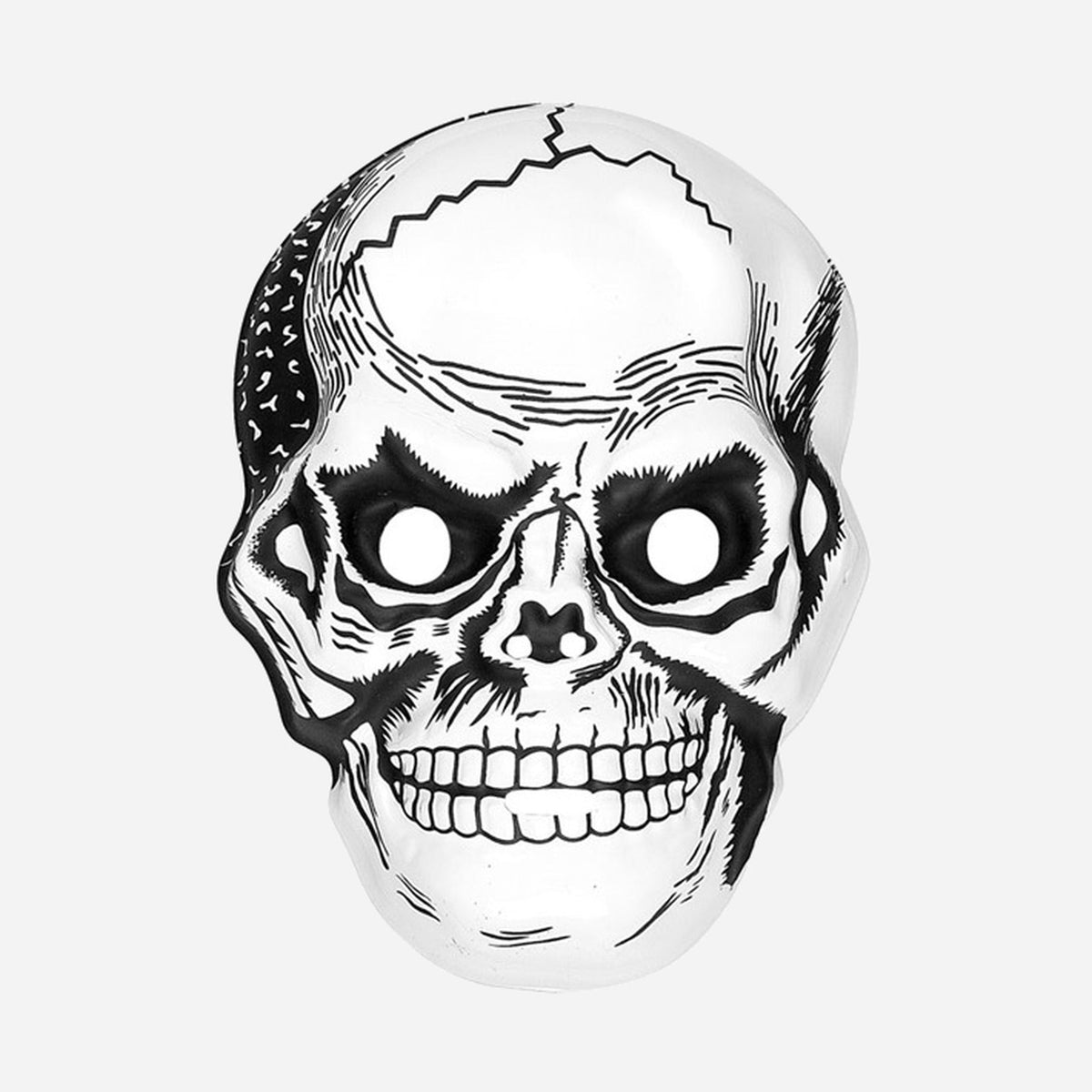 Masque coque crane blanc