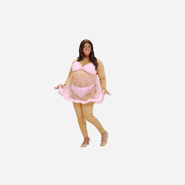 Déguisement gag de strip-teaseuse adulte Taille unique