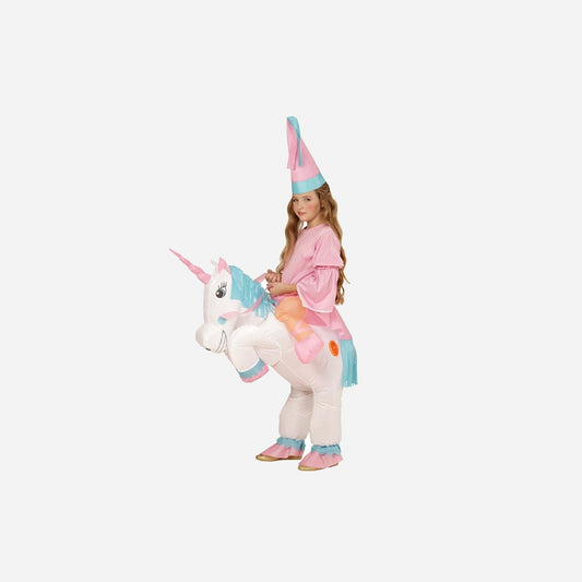 Déguisement gonflable jump in licorne 2 pièces enfant