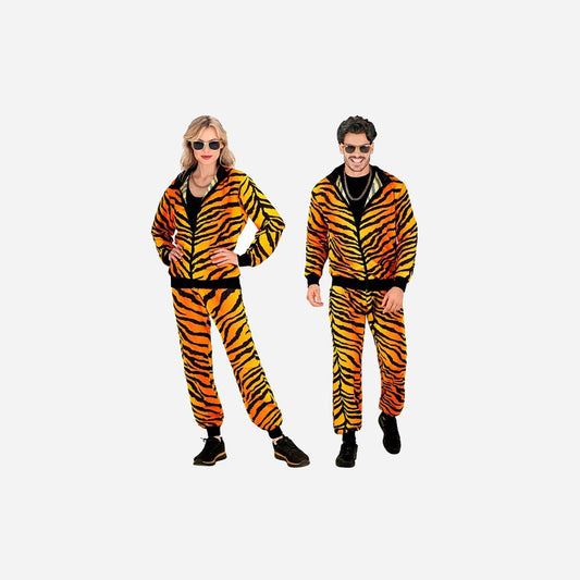Déguisement survêtement motif Tigre adulte