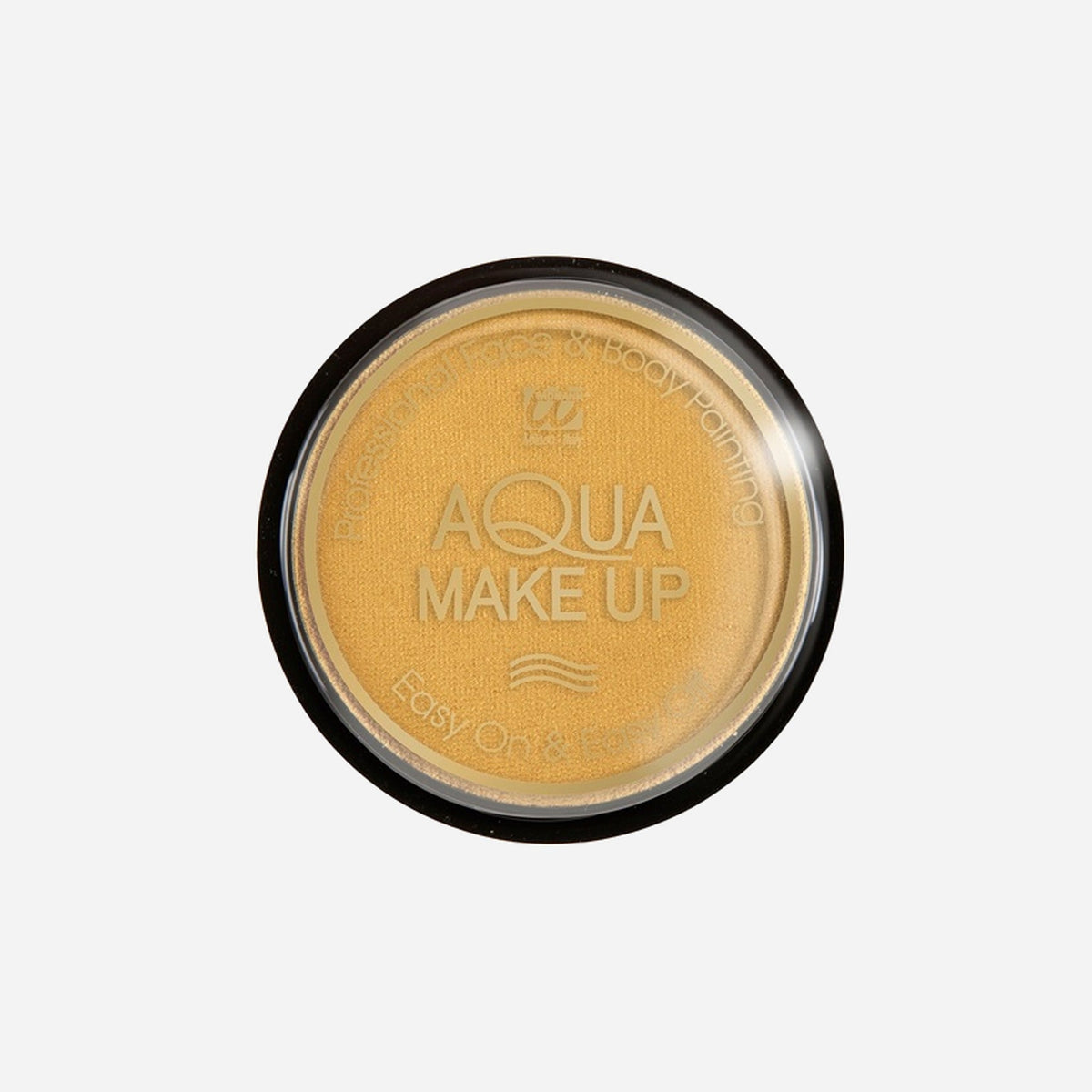 Pot galet de maquillage à l'eau paillettes or 15 g de fête
