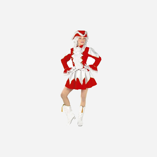 Déguisement de majorette rouge 5 pièces Taille XXS